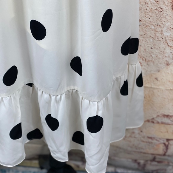 ❌Boutique NWT White Rockabilly 50s Polka Dot Dress - Picture 11 of 11